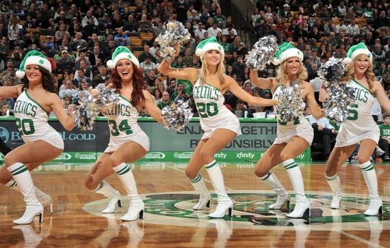 nba dancer xmas 2